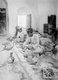 Palestine: Palestinian workers crafting mother of pearl, Jerusalem, c. 1910